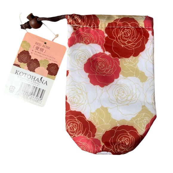 katahana japan Handbags - NWT Kotohana From Japan Floral Multicolor Drawstring Pouch